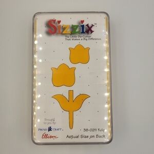 Sizzix Medium ( 3 x 5 ) Die Cutter Cuts 38-0211 Tulip